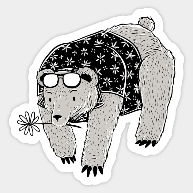 Goth Bear Florida Vacation Sticker by Tobe_Fonseca